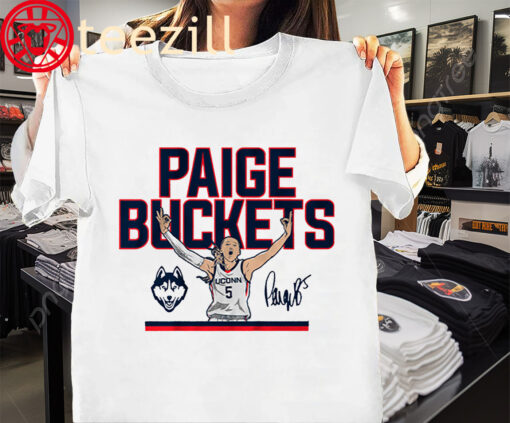 Uconn Women's Basketball Paige Bueckers Buckets Shirt