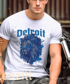Watercolor Detroit Lions T Shirt