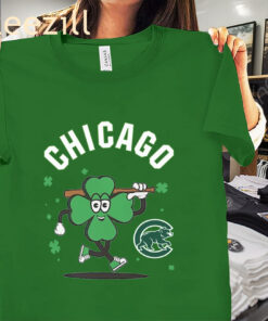 Chicago Bear Cubs Fanatics ST. Patrick's Day Shirt