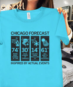 Chicago Forecast Funny Inspired By Actual Events Shirt