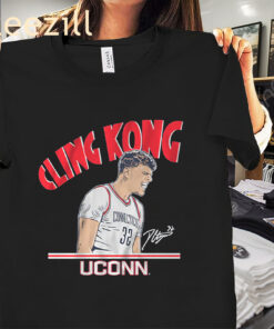 Cling Kong UConn Men's Basketball Donovan Clingan Shirt