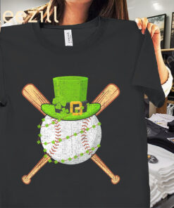 Happy Day St Patricks Baseball Shamrock Shirt