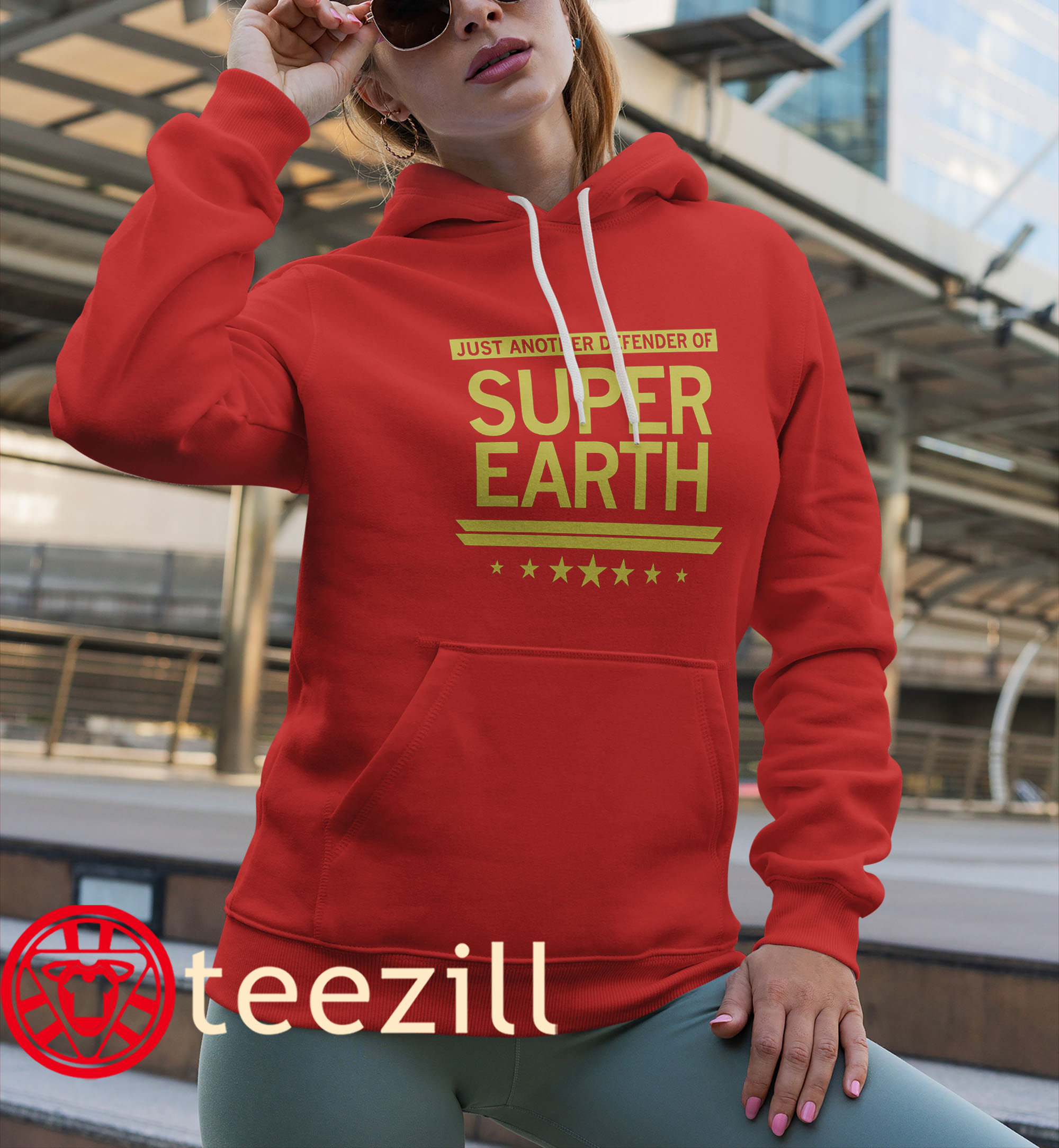 Just Another Defender of Super Earth Tee Shirt - Image 2