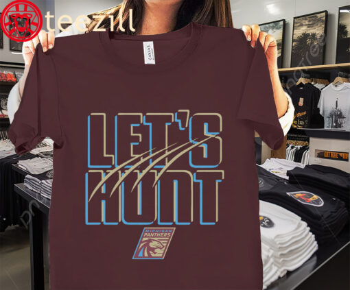 Let's Hunt UFL Michigan Panthers T-Shirt