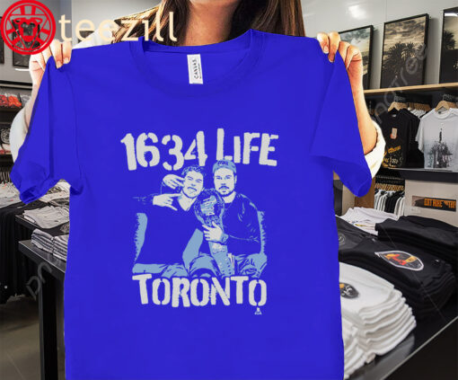 Mitchell Marner & Auston Matthews 1634 Life Shirt Toronto Hockey