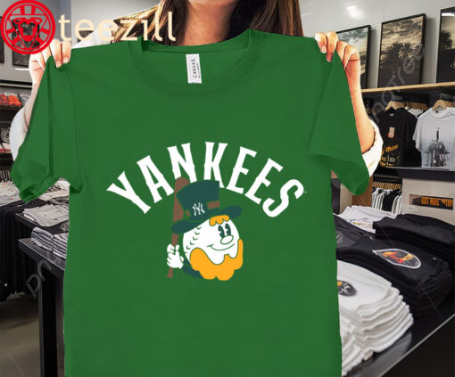 NY Yankees Baseball Green St. Patrick's Day Shirt