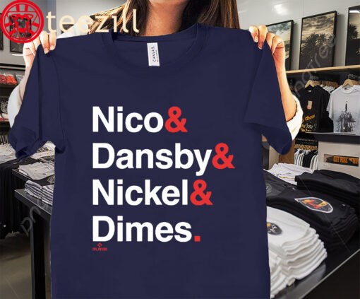 Nico & Dansby & Nickel & Dimes Shirt Chicago Cubs Baseball