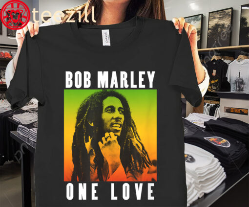 Posters Bob Marley One Love Gradient Shirt
