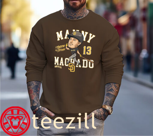 Posters Fanatics San Diego Manny Machado Baseball Shirt