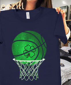 Shamrock Basketball Irish St Patricks Day Shirt