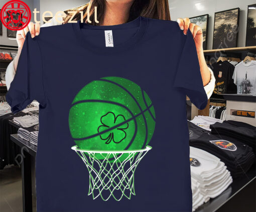 Shamrock Basketball Irish St Patricks Day Shirt