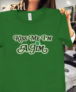Shamrock Kiss Me I'm a Jim Baby Shirt