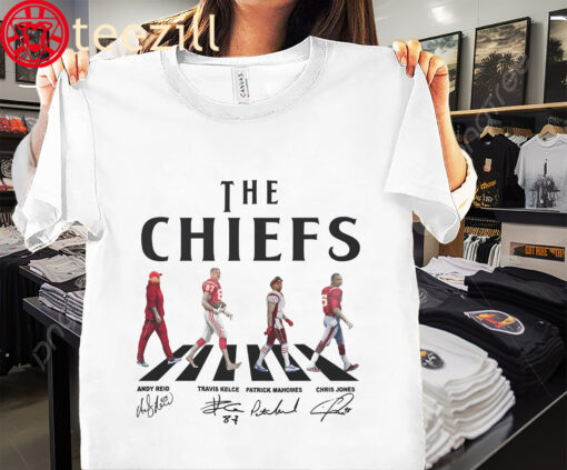 Team KS City Chiefs Walking Road Signatures Football Shirt