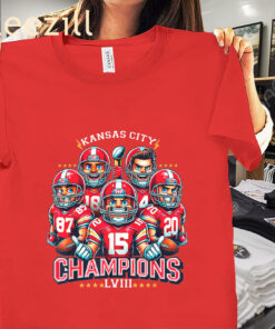 The 49ers Kansas City Chiefs Football Champions LVIII Shirt