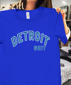 The Detroit Grit Michigan State Blue Shirt