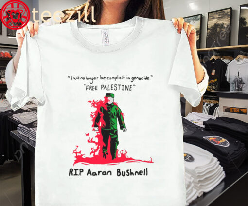 The Free Palestine Rip Aaron Bushnell Shirt