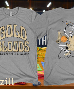 The Gold Bloods West Lafayette Indiana Basketball Shirt