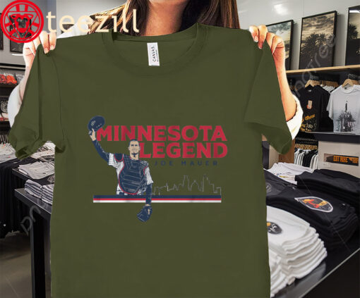 The Joe Mauer Minnesota Legend Baseball Shirt