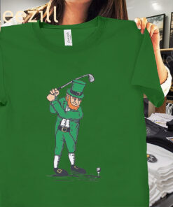 The Leprechaun Irish Golfer Shirt