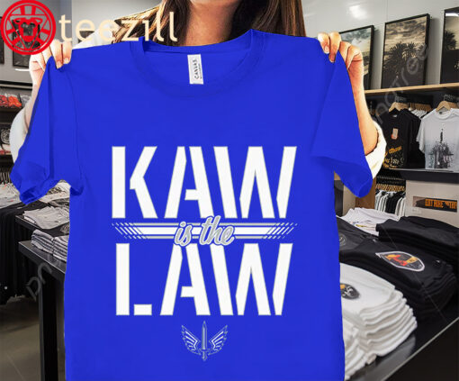 The St. Louis Battlehawks UFL Kaw is the Law Shirt