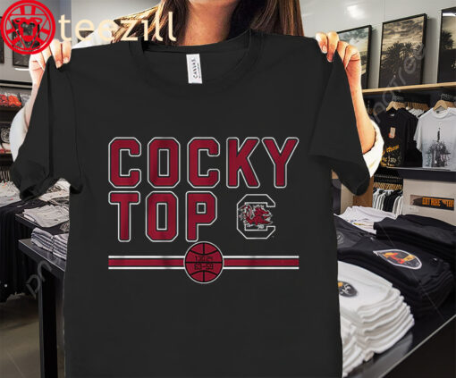 The USC South Carolina Basketball- Cocky Top Shirt