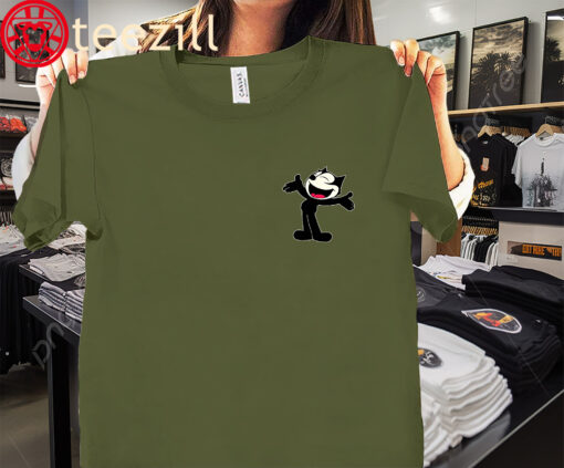 Unique Graphic Felix Cat Cartoon Giant Lowrider Shirt