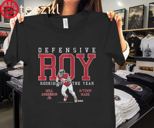 Will Anderson Jr- Houston Texans Defensive Rookie Of The Year Shirt