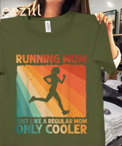 Women Mom Marathoner Runner Coach Running T-Shirt