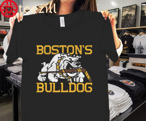 Boston's Hockey Bulldog Tee Shirt