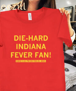 Die-Hard Indiana Fever Baseball Fan Shirt