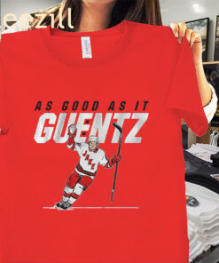 Jake Guentzel As Good as it Guentz Shirt Carolina Hockey