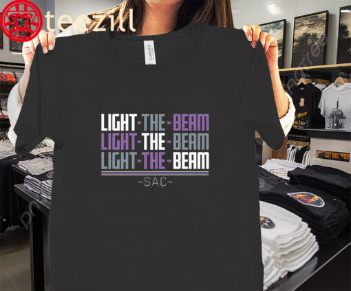 Light The Beam Chant Sacramento Tee Shirt