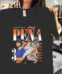 The Jeremy Peña Retro 90'S Stack Houston MLBPA Shirt
