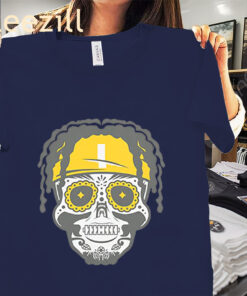 The Justin Fields Pittsburgh Sugar Skull Shirt