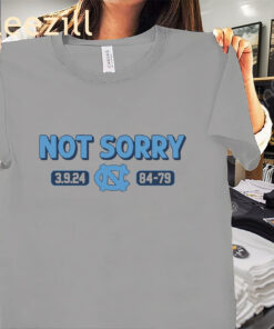 The Not Sorry UNC Basketball T-Shirt