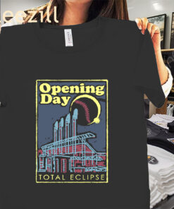 The Opening Day 2024 Eclipse Cleveland Map Shirt