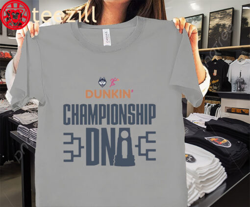 The UConn Huskies Dunkin' Championship Tshirt