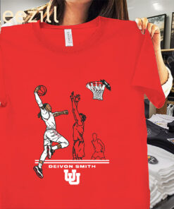 University UTAH Basketball- Deivon Smith Superstar Pose Shirt