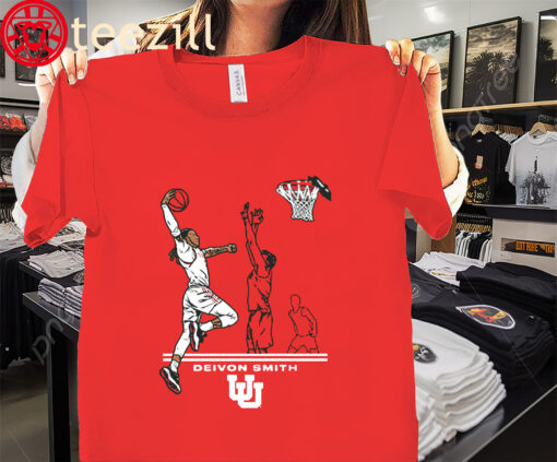 University UTAH Basketball- Deivon Smith Superstar Pose Shirt