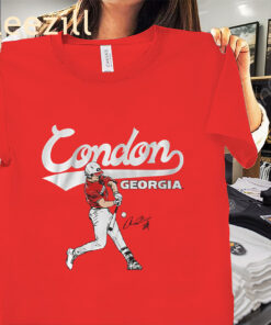 University of Georgia Baseball Charlie Condon Slugger Swing Shirt