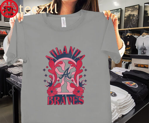 White Women's Atlanta Braves New Era Shirt