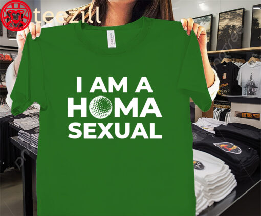 Green I Am A Homa Sexual Golf Shirt