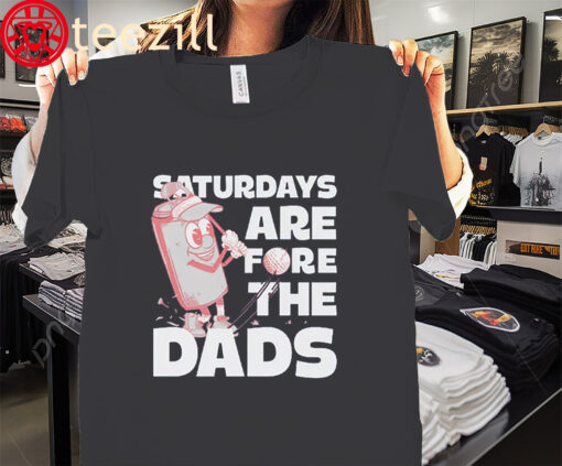 Saturdays Are For The Dads Golf Pocket Tee