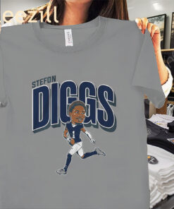 Stefon Diggs Houston Caricature Shirt