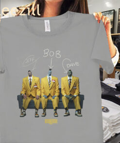 The Beetlejuice Beetlejuice Jeff Bob & Dave Shrunken Heads Tee Shirt