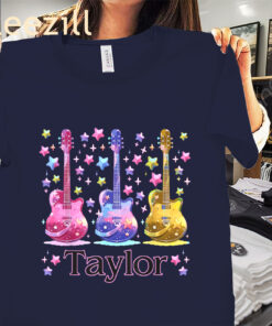 The Girl Retro Taylor First Name Personalized Groovy 80's Tee