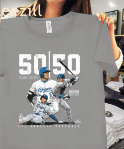 The Ohtani Historic 50-50 Club Entry Shohei Ohtani LA Tee