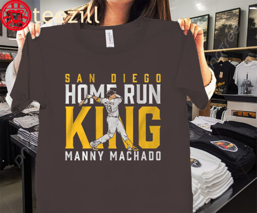 The San Diego Home Run King Manny Machado Baseball Shirt