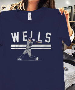 Yankees Austin Wells Slugger Swing Baseball Shirt
