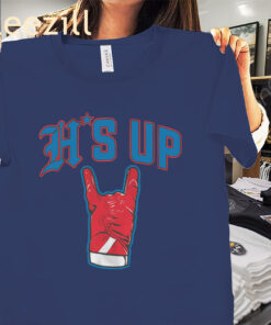 THE Houston Football H's Up TEE SHIRT